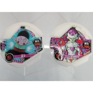 Bandai Dragon Ball Z Discross Plastic Trading Cards Set Lot of 2